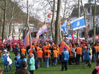 Sindikalni prosvjed Ljubljana